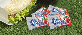 Extra Kaugummi mit Erdbeergeschmack