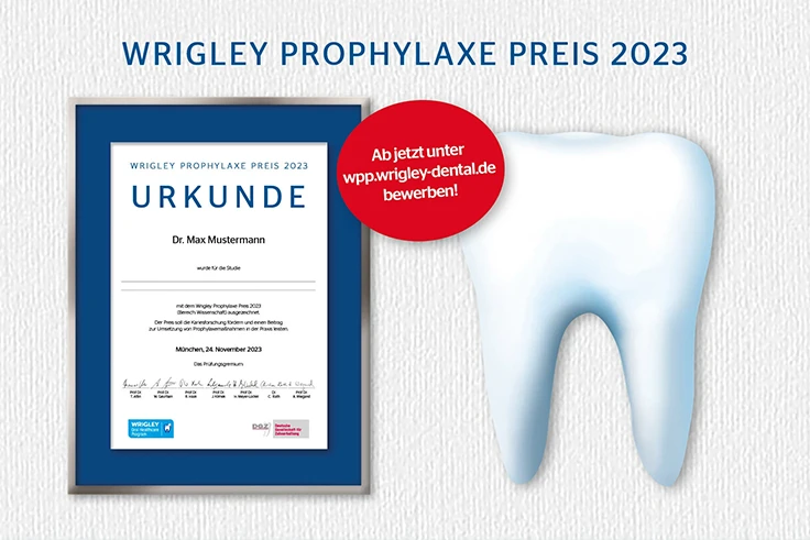 Wrigley Prophylaxe Preis 2023 Titelbild