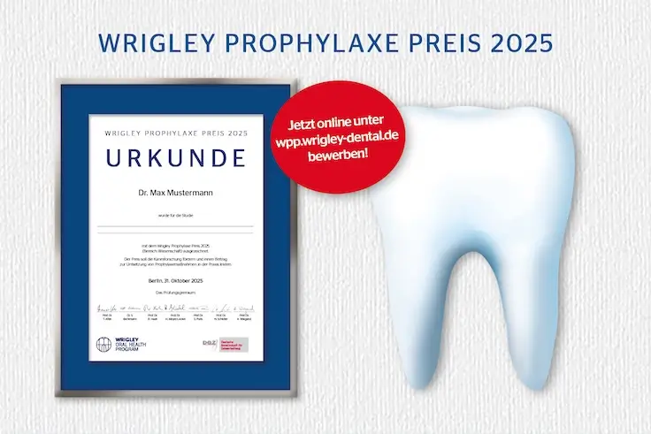 Wrigley Prophylaxe Preis 2025 Titelbild